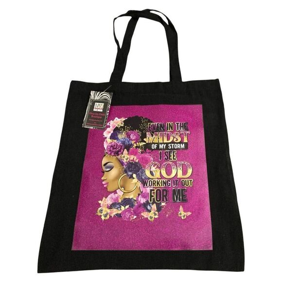 Afrocentric Tote Bag  - Picture 1 of 5